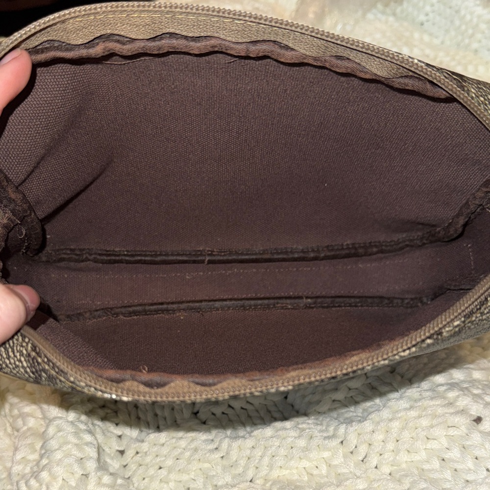 YSL Monogram Coated Canvas Pouch – Authentic – EUC - Picture 2 of 4
